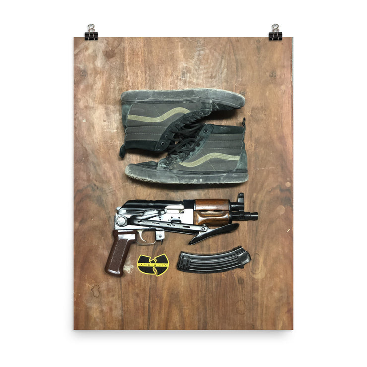 "Kicks" print